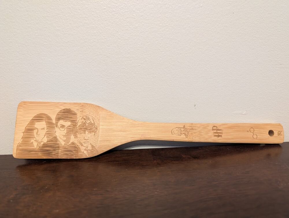 Harry Potter Custom Engraved Wooden Spatula